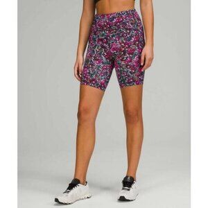 Lululemon Swift Speed High-Rise Short 8" In Floral Electric Multi Size 2